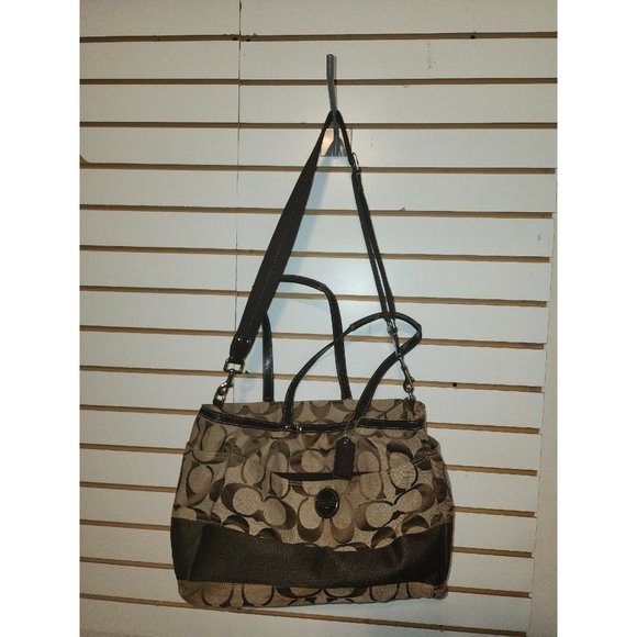 Coach diaper bag Decent Shape Stain On Bottom - Picture 1 of 3